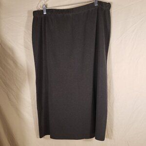 Ming Wang Black Knit Skirt Size 1X